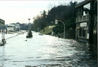 Hochwasser an der Bastei