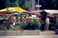 Wochenmarkt Moltkeplatz ca. 1972
