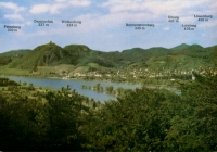 Postkarte Das Siebengebirge
